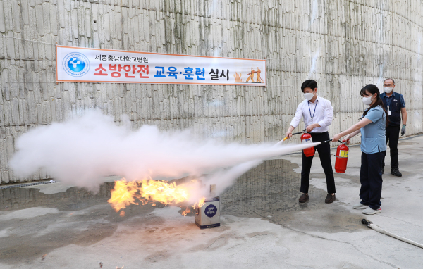 2023년 상반기 화재대피훈련 실시 모습