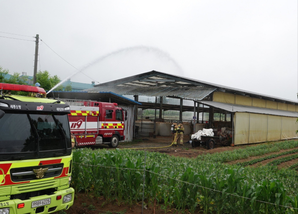 축사화재 대비 훈련