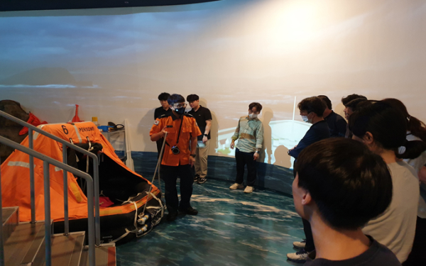 체험형 재난안전 교육실시 모습