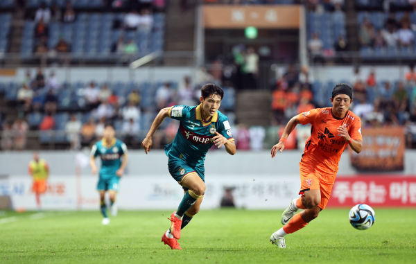 대전하나시티즌 제주전 배준호 선수