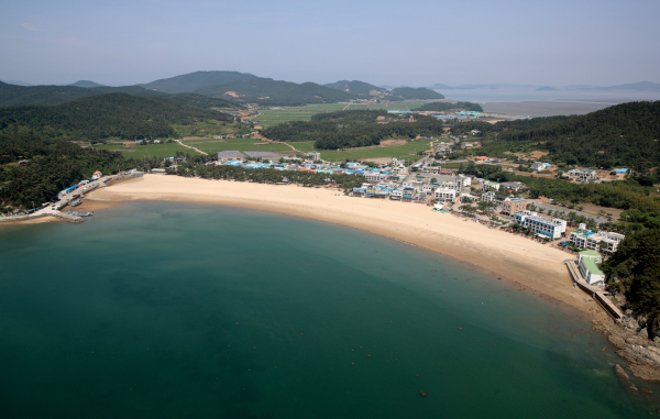 연포 해수욕장 전경