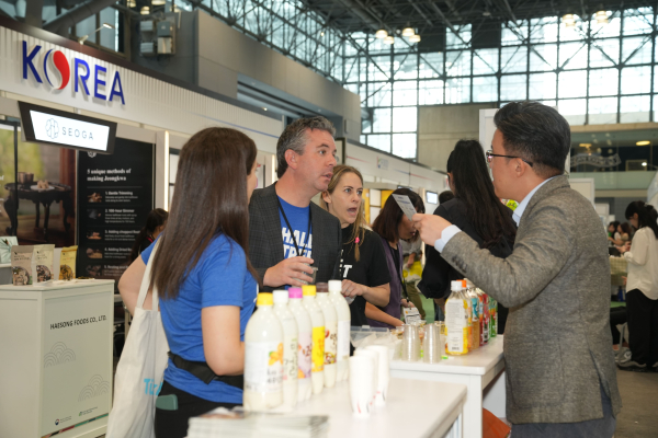 뉴욕 팬시 푸드 쇼 ‘통합한국관’ 현장 상담