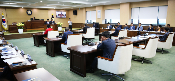 청양군의회 제291회 임시회 개회