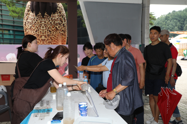 삼계탕축제 체험코너 모습