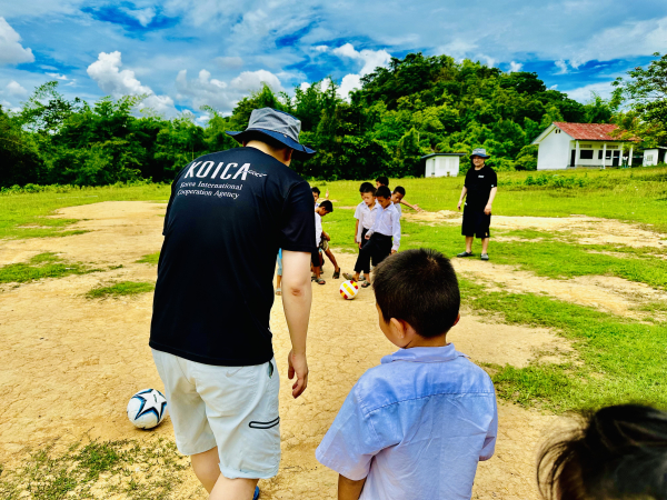 교육봉사활동 모습