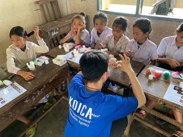 교육봉사활동 모습