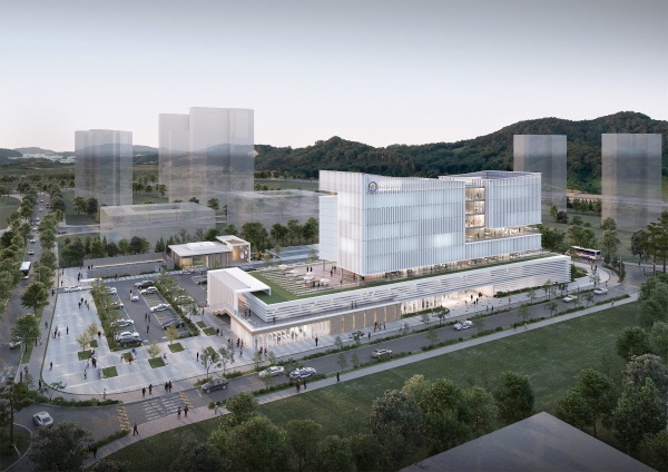 세종경찰청 청사 설계공모 당선작 시상-조감도