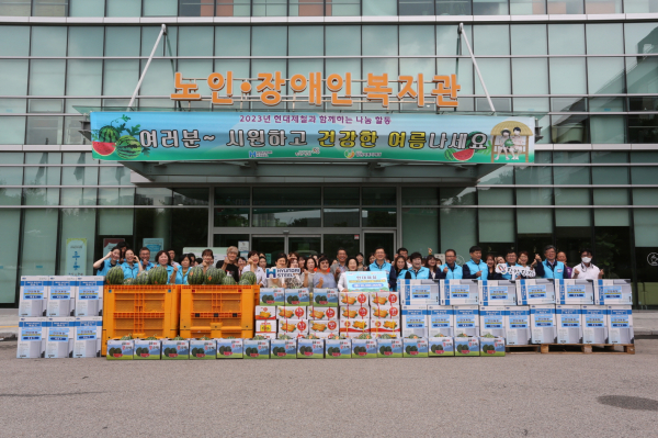 건강하고 시원한 여름나기 나눔식 사진