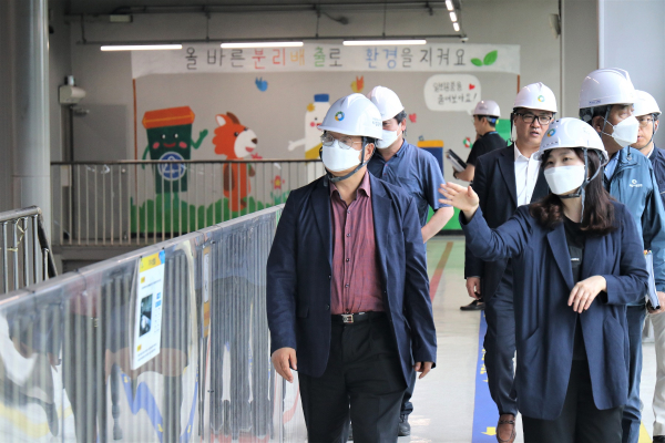 조소연 이사장 공단 주요시설 현장방문 진행 모습