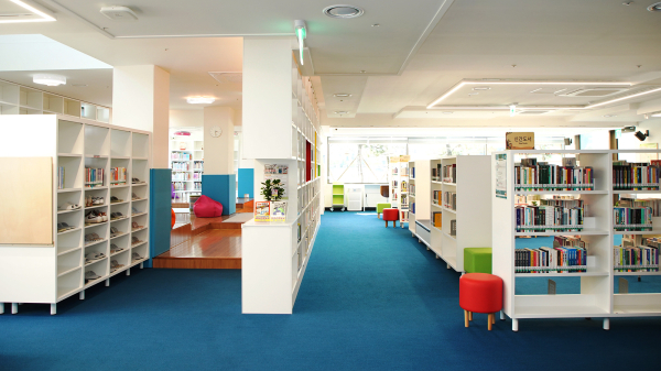 국민체육센터 내 성연작은도서관 모습