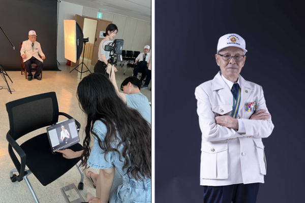 이번 사진전을 통해 전시되는 6･25참전유공자 사진 및 작업 과정 사진