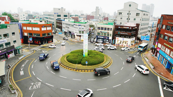 서산시 1호광장 교차로