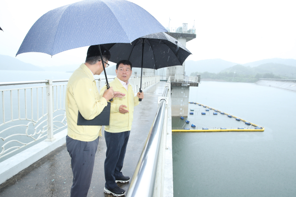 한국수자원공사 사장 용담댐 방문 관련사진