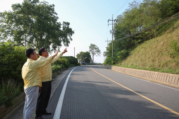 서천군 수해 현장 응급 복구 모습