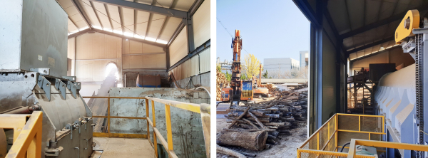 대덕구 내 목재생산업체의 제조시설 현대화사업 전, 후 모습