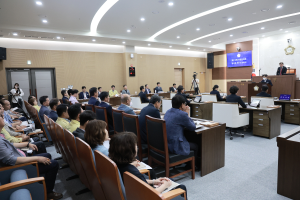 서천군의회 제312회 임시회 본회의