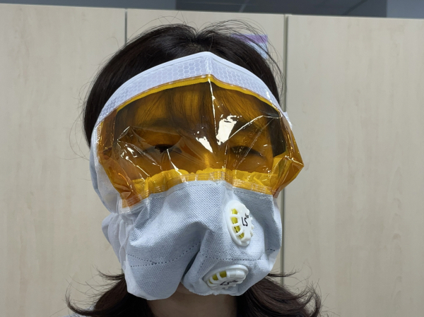 방연마스크 사진