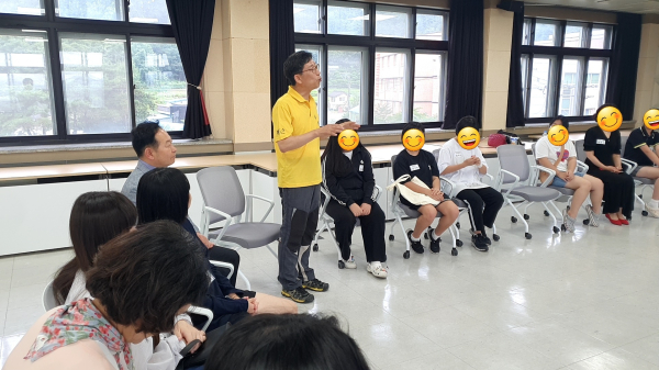 지난 24일, 2023년 멘토-멘티 일일캠프 운영 모습