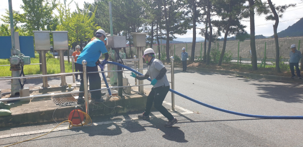 보령시시설관리공단, 여름 풍수해 대비 모의훈련 실시