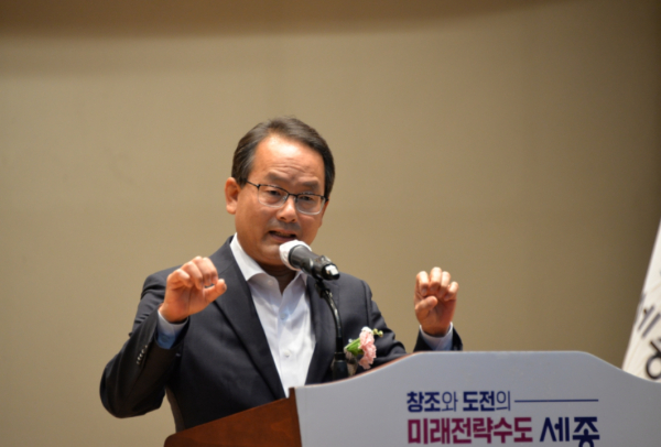 축사하는 강준현 국회의원