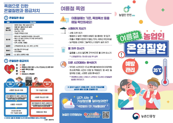 여름철 농업인 온열질환