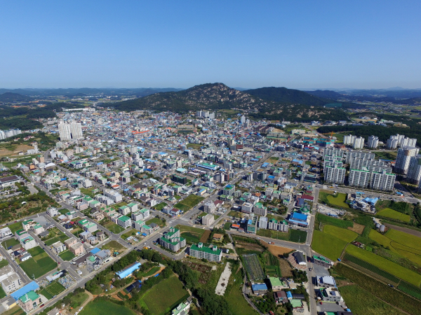 태안읍 항공사진.