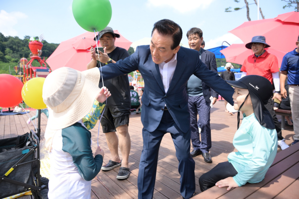 딸기향 농촌테마공원 물놀이장 개장식