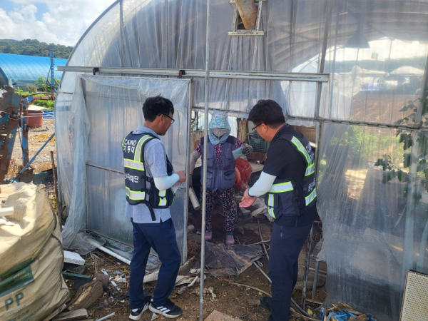 유관기관 폭염 대응 예찰 모습