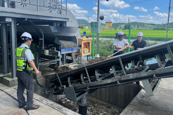 태풍‘카눈’ 대비 배수장 등 사전 안전점검 진행 모습