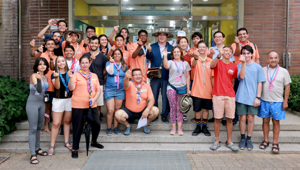 잼버리 스카우트 방문 사진