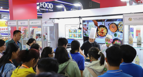 ‘베트남 식음료박람회’ 한식 스튜디오 시식 행사