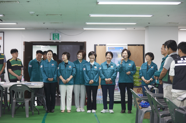 2023 을지연습 전시 종합상황실 격려 방문한 대전서구의회 의원들