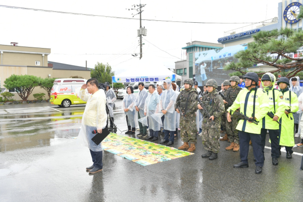 예산군, 을지연습 실제훈련 모습