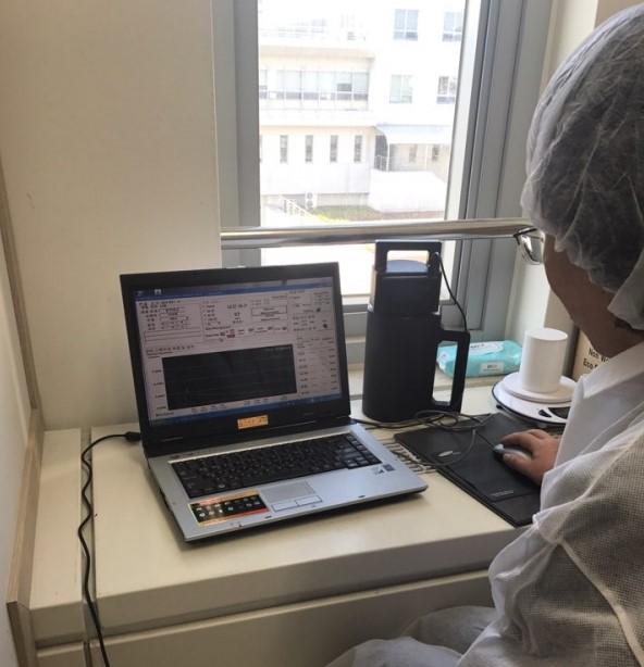 식재료 관련 방사능 검사를 실시하고 있다