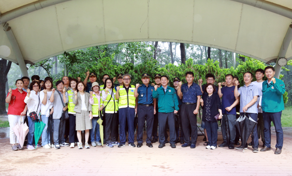 대전 서구, 묻지마 범죄 예방을 위한 합동 점검 단체사진