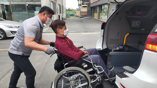 장애인콜택시 운영 모습