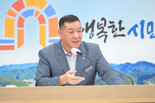 최원철 공주시장 8월 정례브리핑