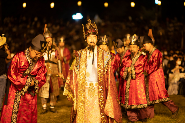 백제문화제 사비천도페스타 모습