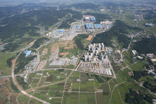 아산 탕정 외국인투자지역 전경