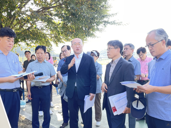 2023 대백제전 행정부지사 현장 점검 모습