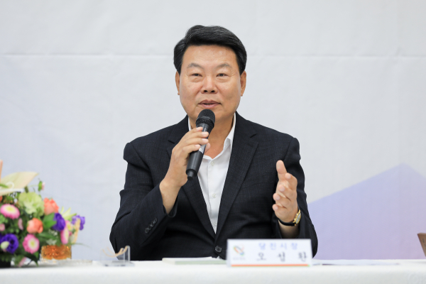 오성환 당진시장, 민선 8기 2년 차 읍면동 순방 사진