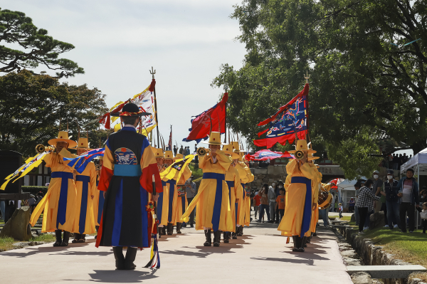 ​지난해 열린 충청병마절도사 퍼레이드 모습​