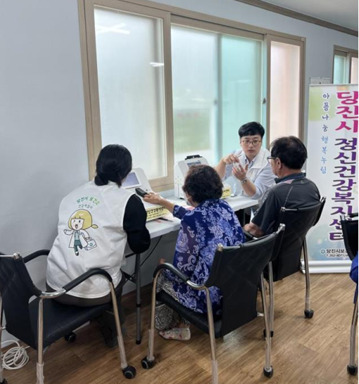 난지도 건강증진사업 홍보관 운영 모습