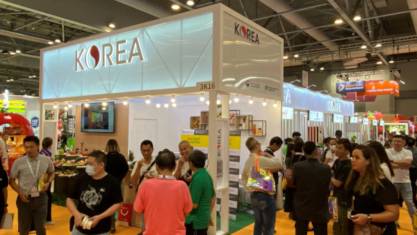 아시아신선농산물박람회(AFL 2023) 한국관 전경