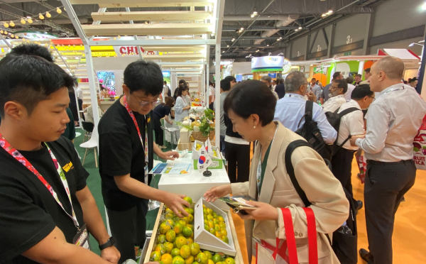 아시아신선농산물박람회(AFL 2023) 현장 시식