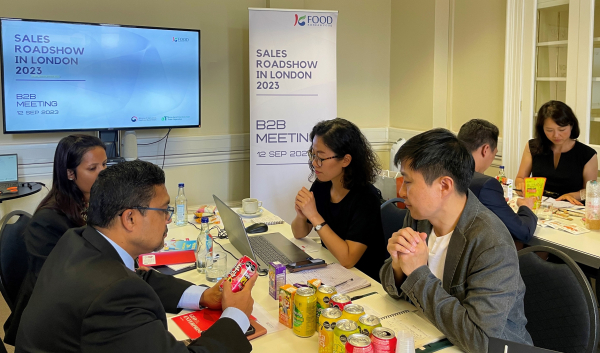 영국 세일즈로드쇼 수출상담회 현장