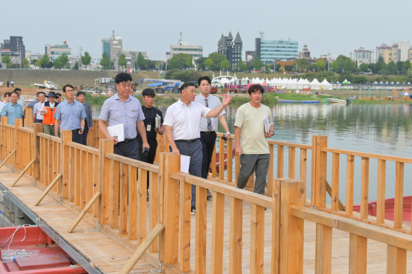 대백제전 2차 현장점검 모습