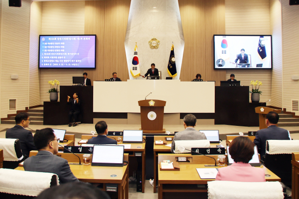 제104회당진시의회 임시회 개회