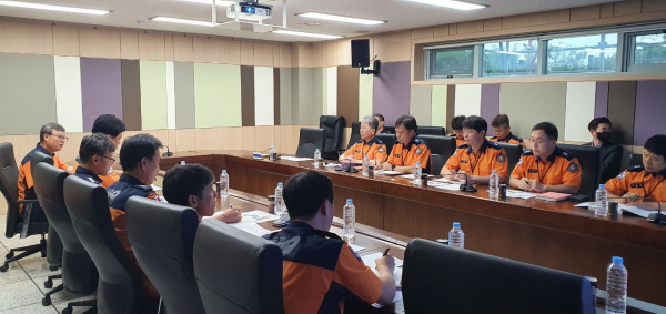 세종소방본부 간담회모습