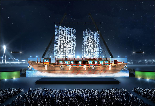 대백제전 개막식 연출안 이미지